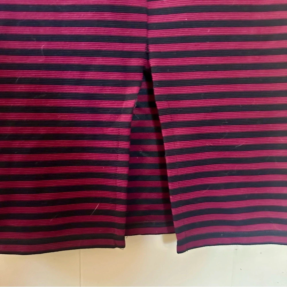 Forever 21 Striped Midi Pencil Skirt Medium M